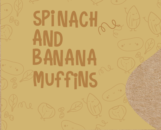 Spinach Banana Muffins