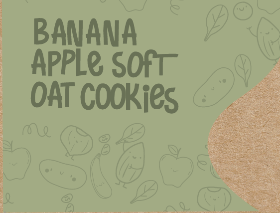 Banana & Zucchini Soft Cookies