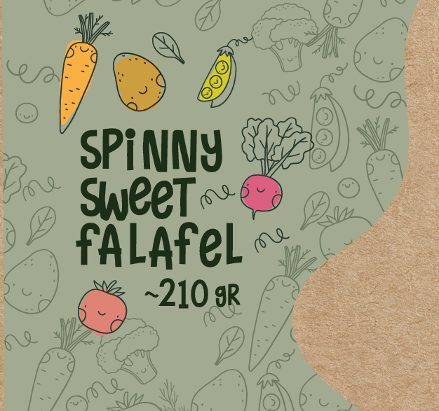 Spinach, Chickpea & Sweet Potato Falafel Puffs