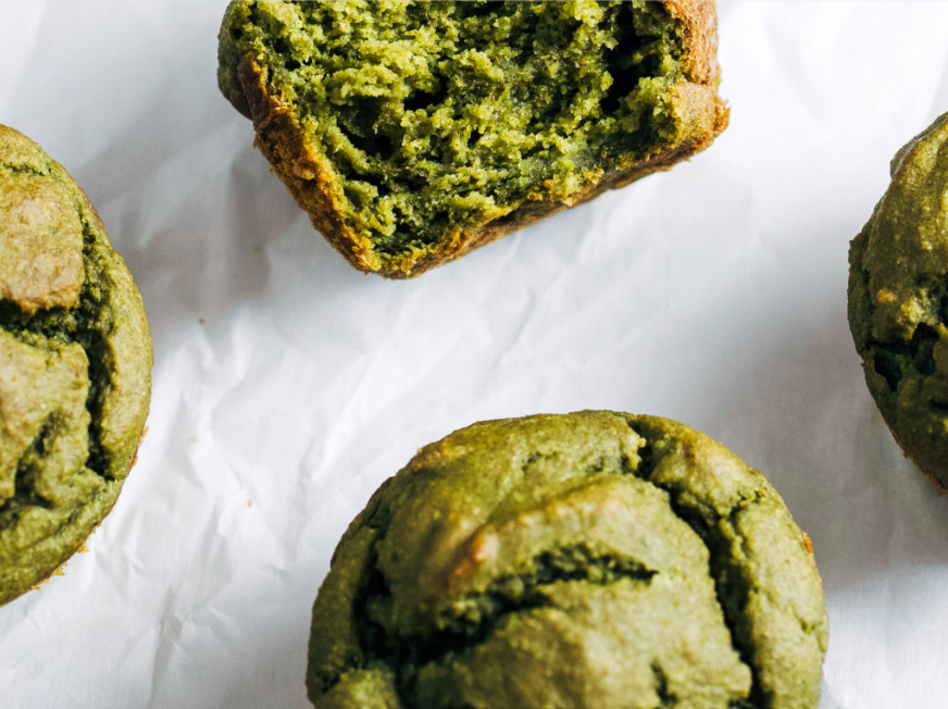 Spinach Banana Muffins