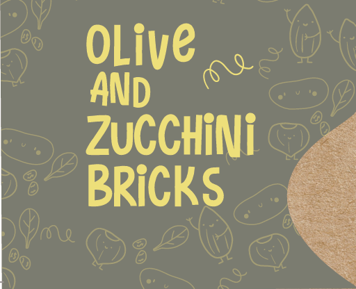 Olive & Zucchini Savoury Bricks